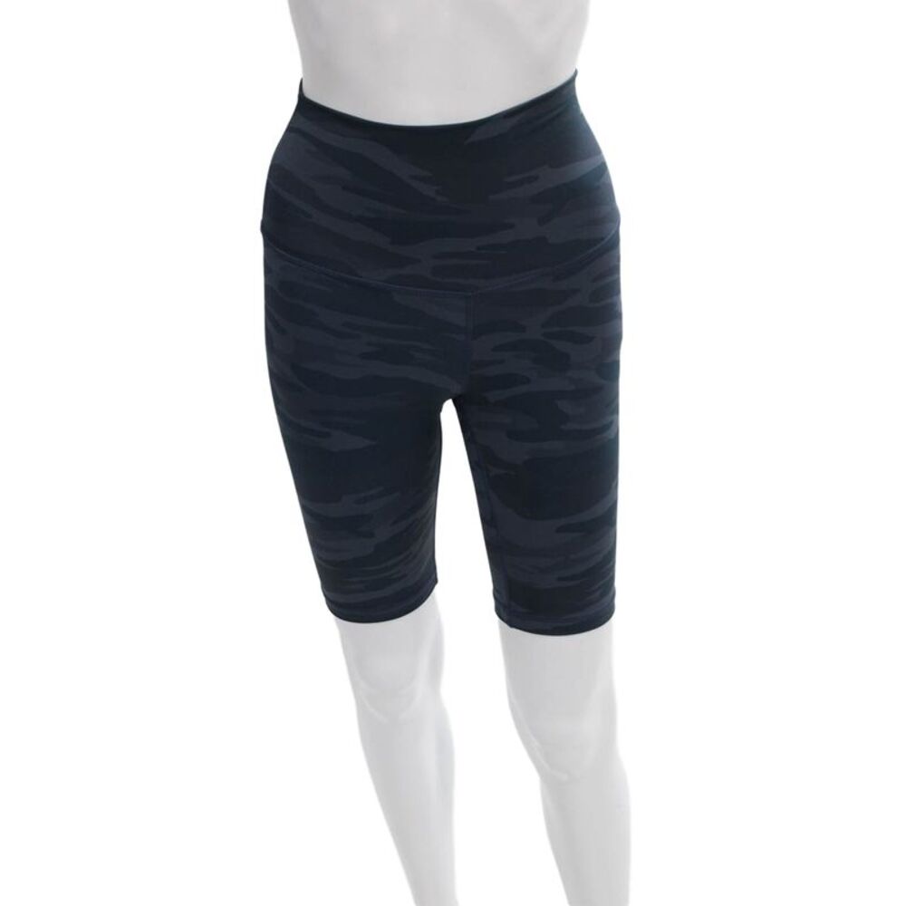 Define Your Inspiration Women Biker Shorts Blue Camo Pull On Size XS